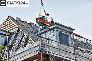Siatki Sanok - Siatka zabezpieczająca na rusztowania; siatki do zabezpieczenia balustrad i całego rusztowania dla terenów Sanoka